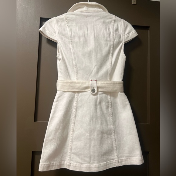 Alice + Olivia White Denim Dress - Picture 4 of 5